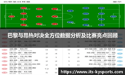 巴黎与昂热对决全方位数据分析及比赛亮点回顾