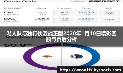 湖人队与独行侠激战正酣2020年1月10日精彩回顾与赛后分析